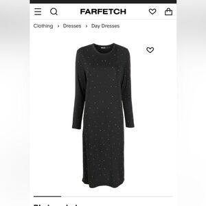 Bimba y Lola
glitter embellished long-sleeve dress